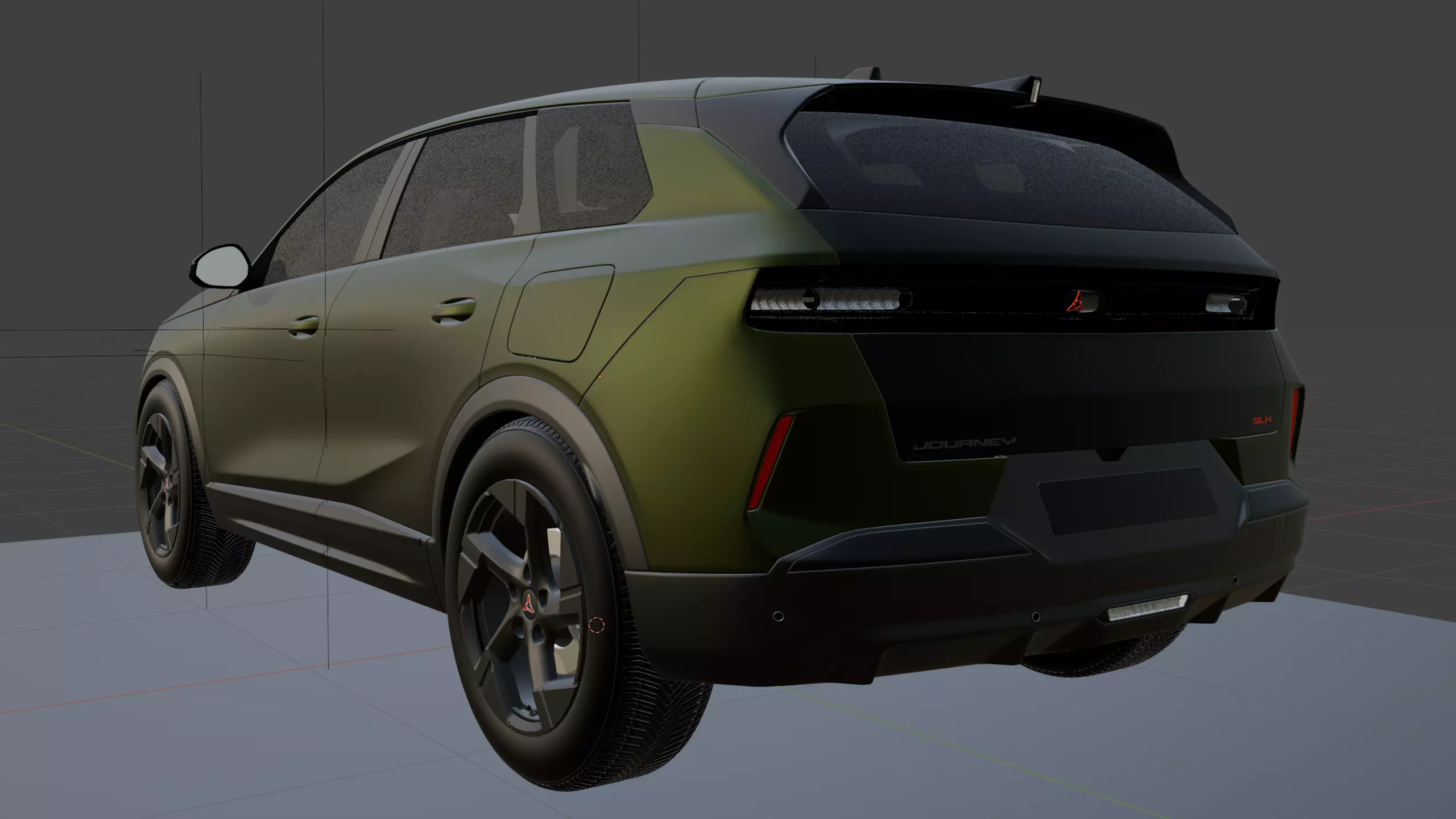 2026 Dodge Journey GLH Free 3D model_1