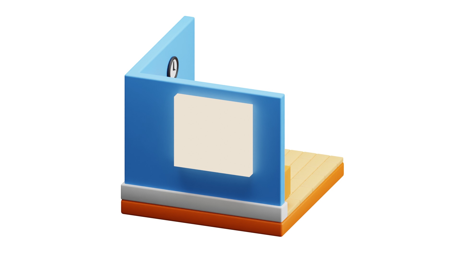 Workspace Room 3D model_13