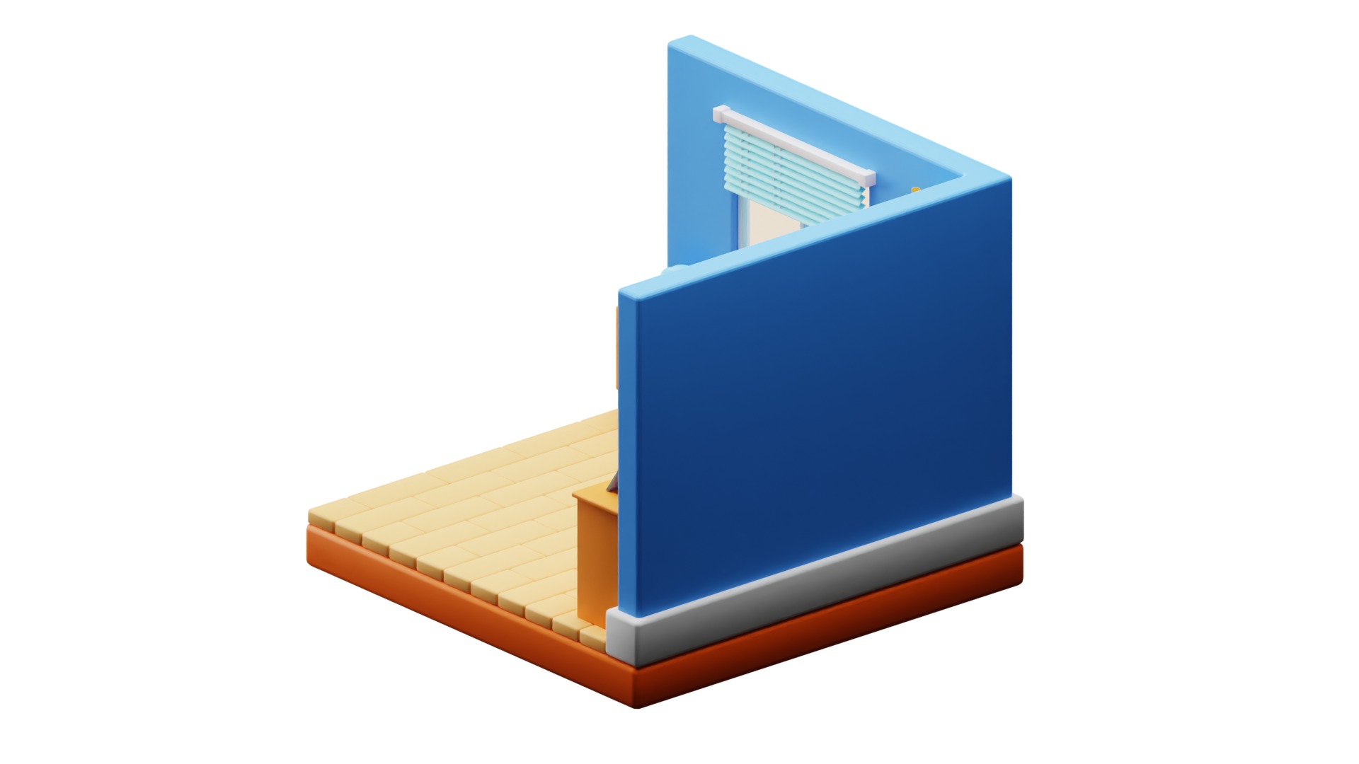 Workspace Room 3D model_5