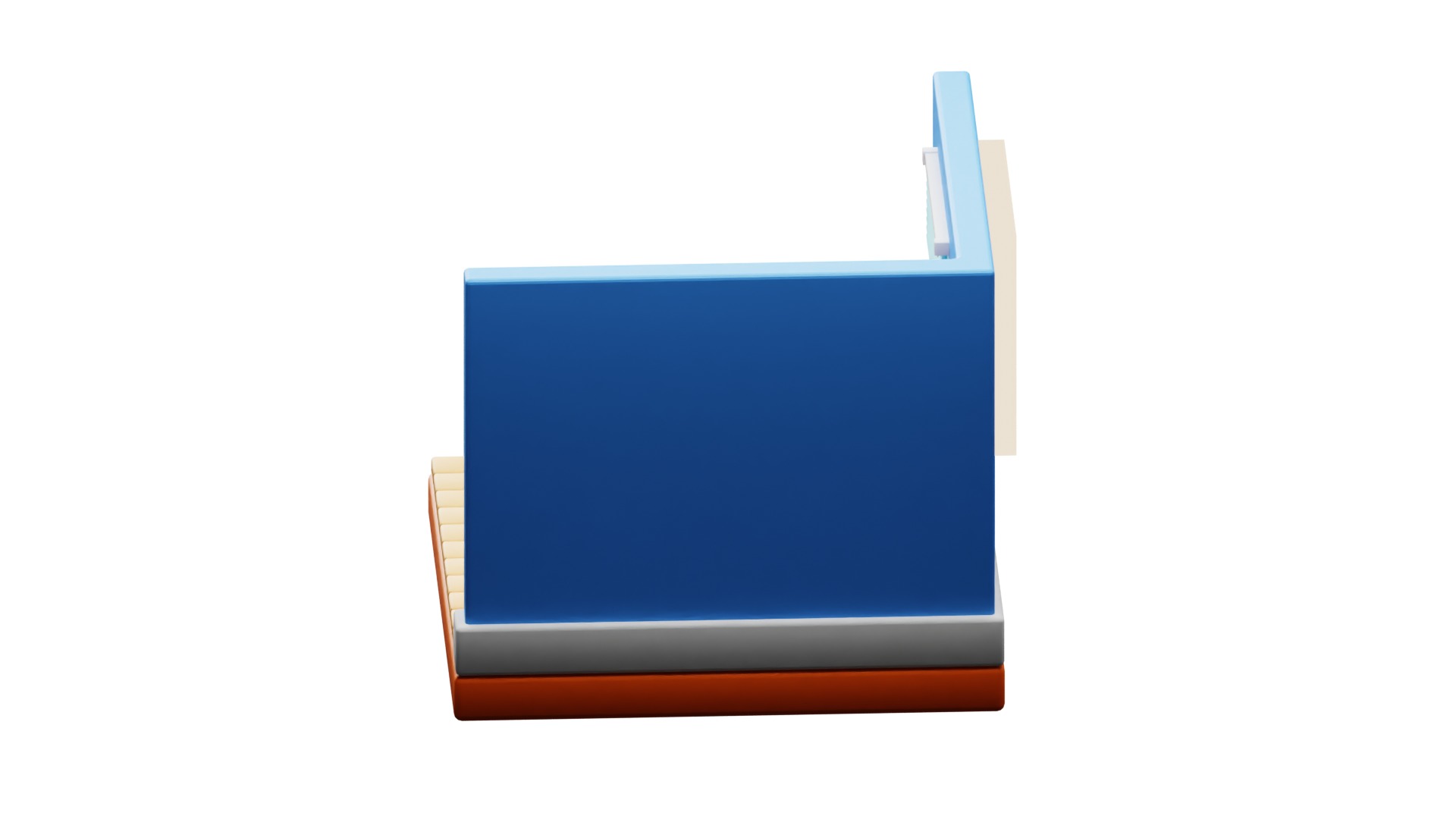 Workspace Room 3D model_7