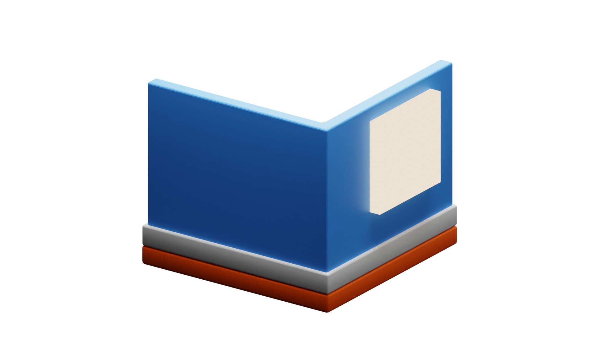 Workspace Room 3D model_9