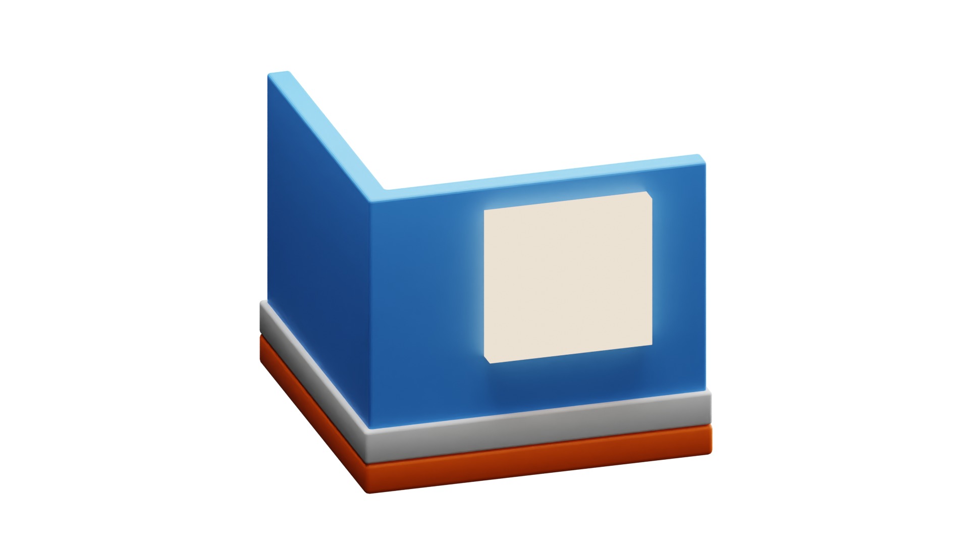 Workspace Room 3D model_11