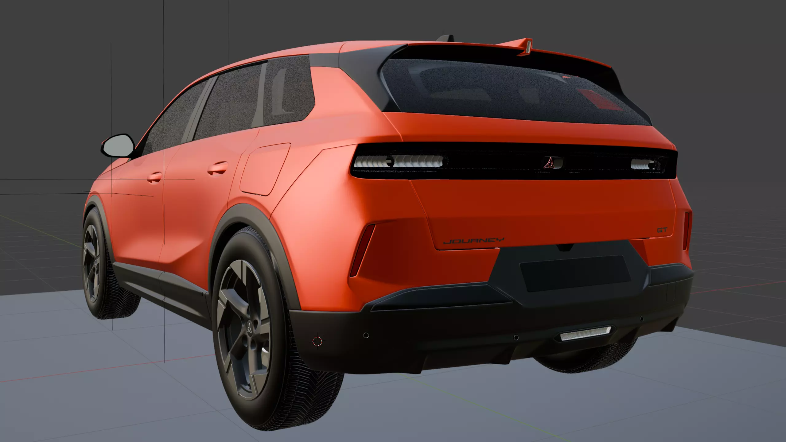 2026 Dodge Journey GT Free 3D model_1