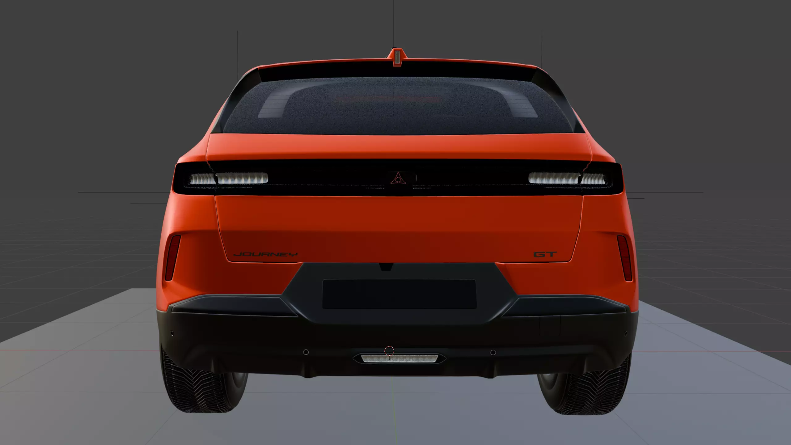 2026 Dodge Journey GT Free 3D model_2