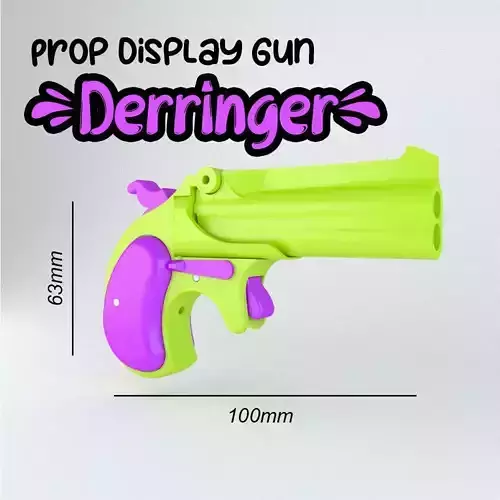 Educational Assembling Toy Gun - Deringer Props only