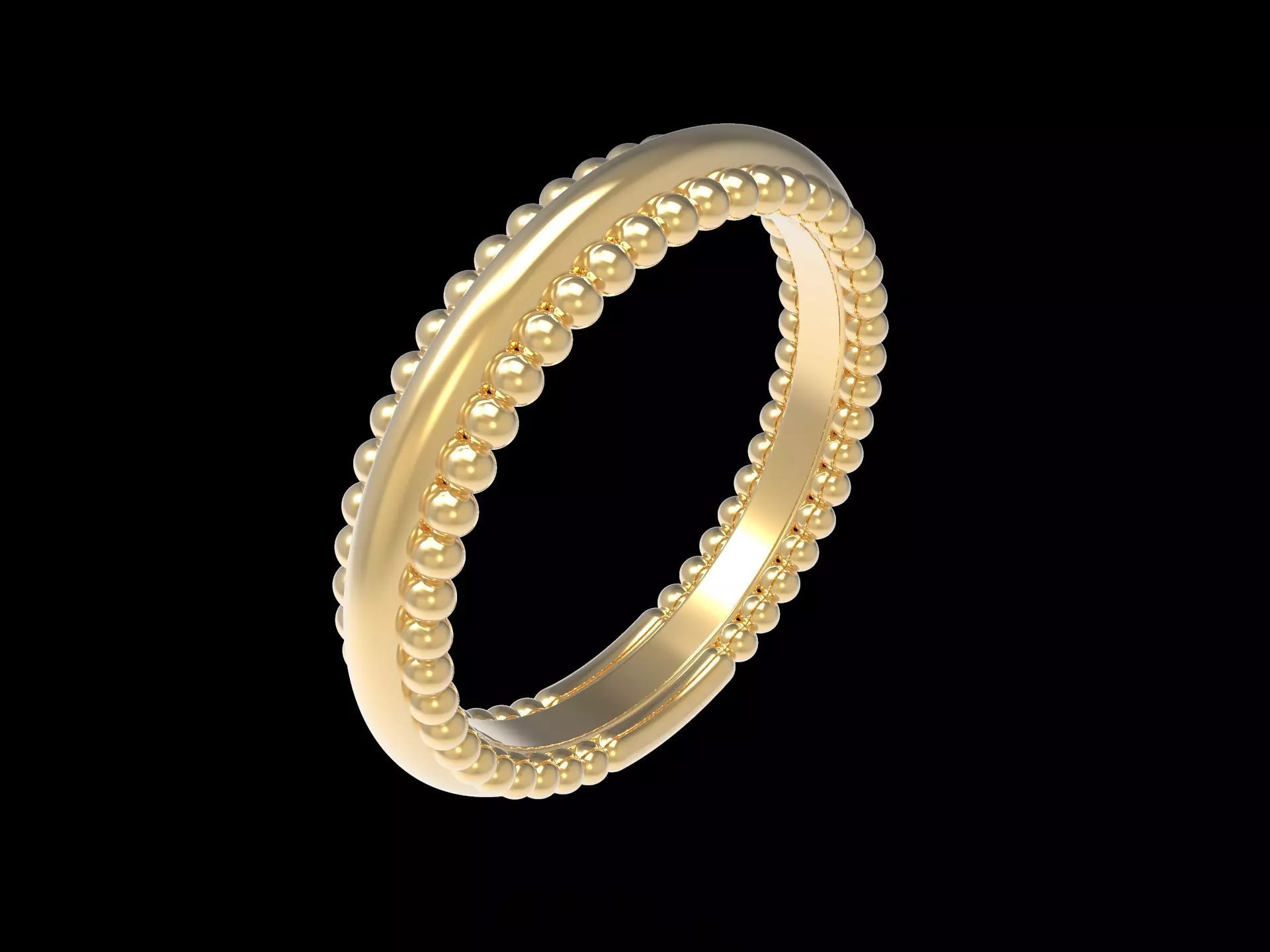 Statement Spherical Ring 3D print model_0
