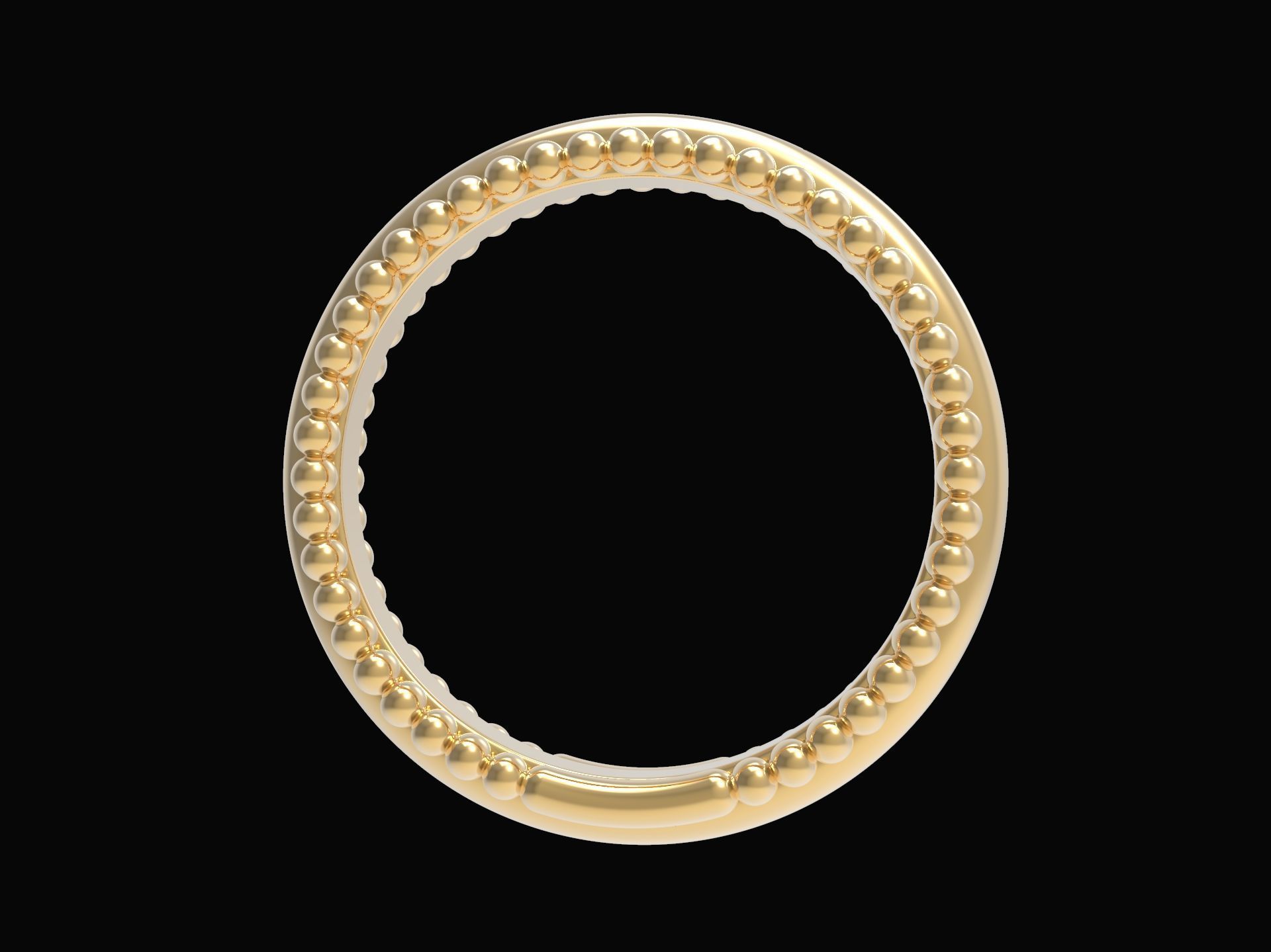 Statement Spherical Ring 3D print model_4