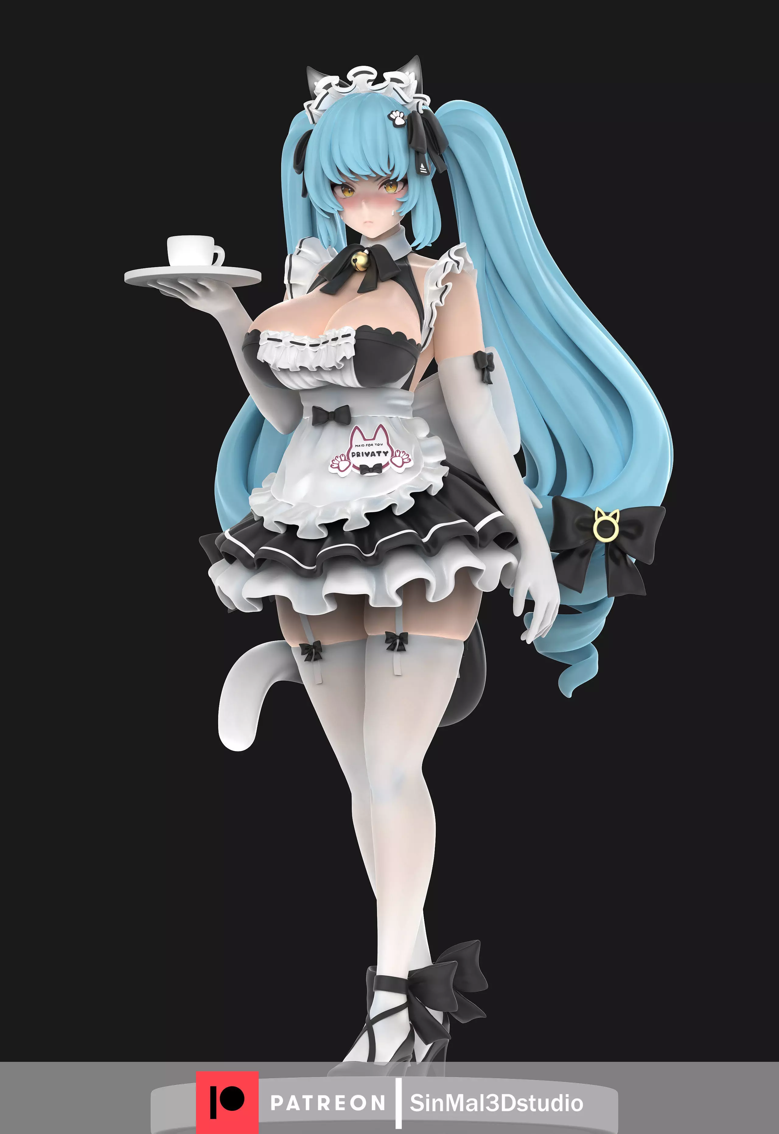 NIKKE Privaty maid ver 3D print model_0