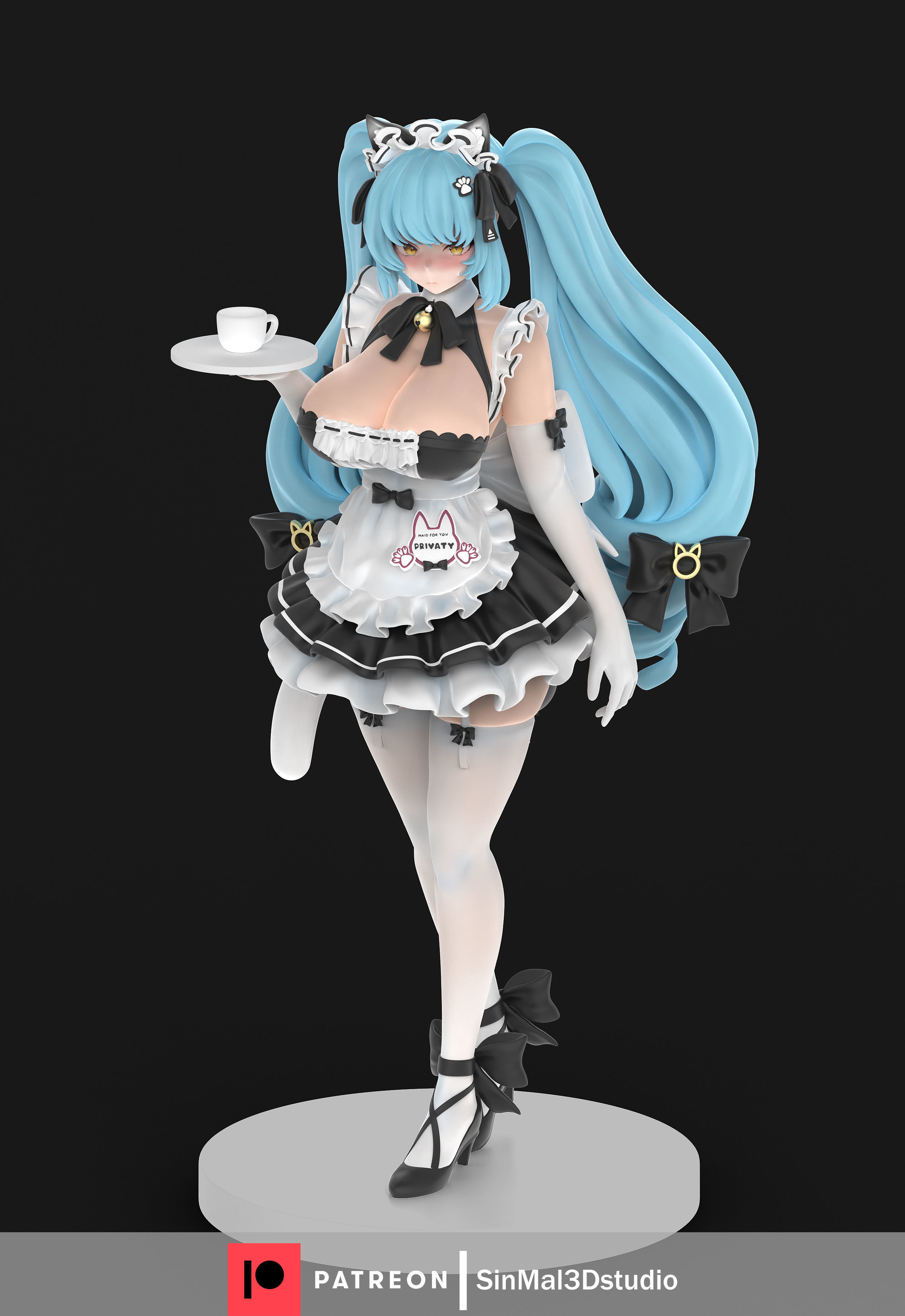 NIKKE Privaty maid ver 3D print model_2