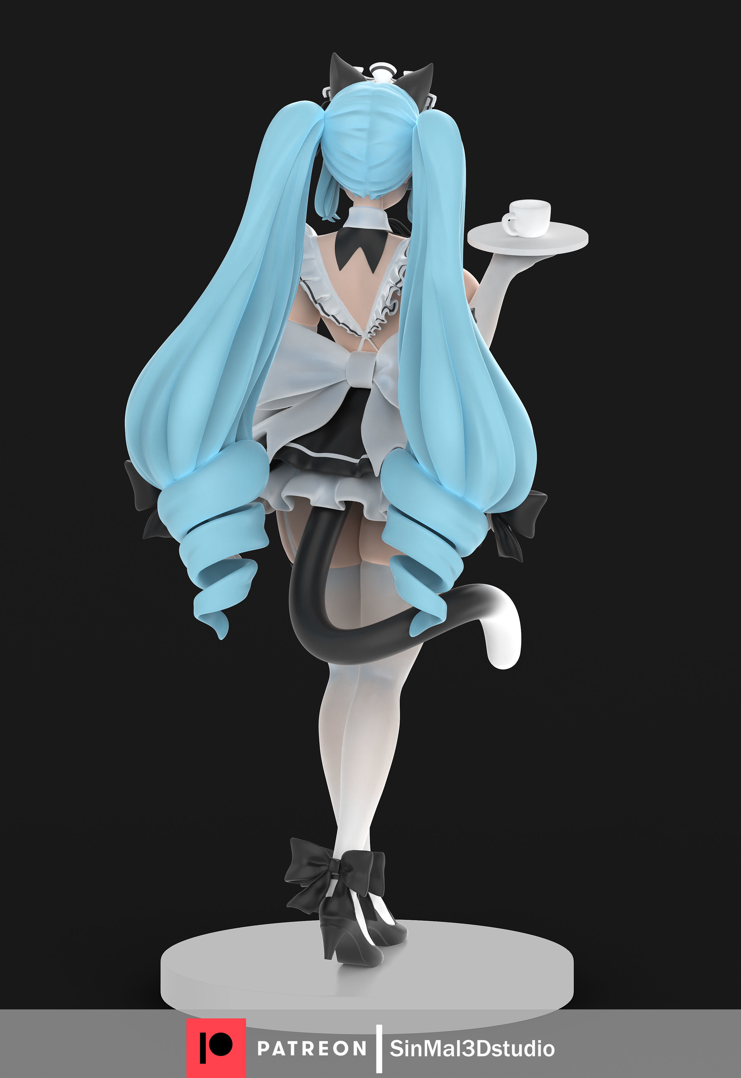 NIKKE Privaty maid ver 3D print model_3