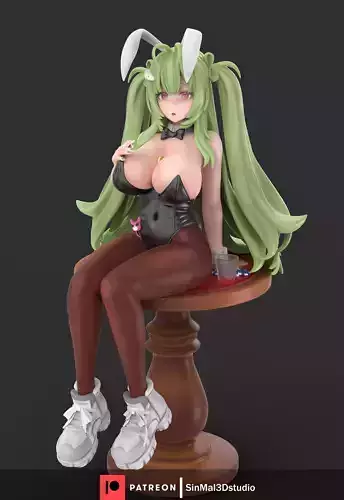 NIKKE soda bunny girl ver 3D print model