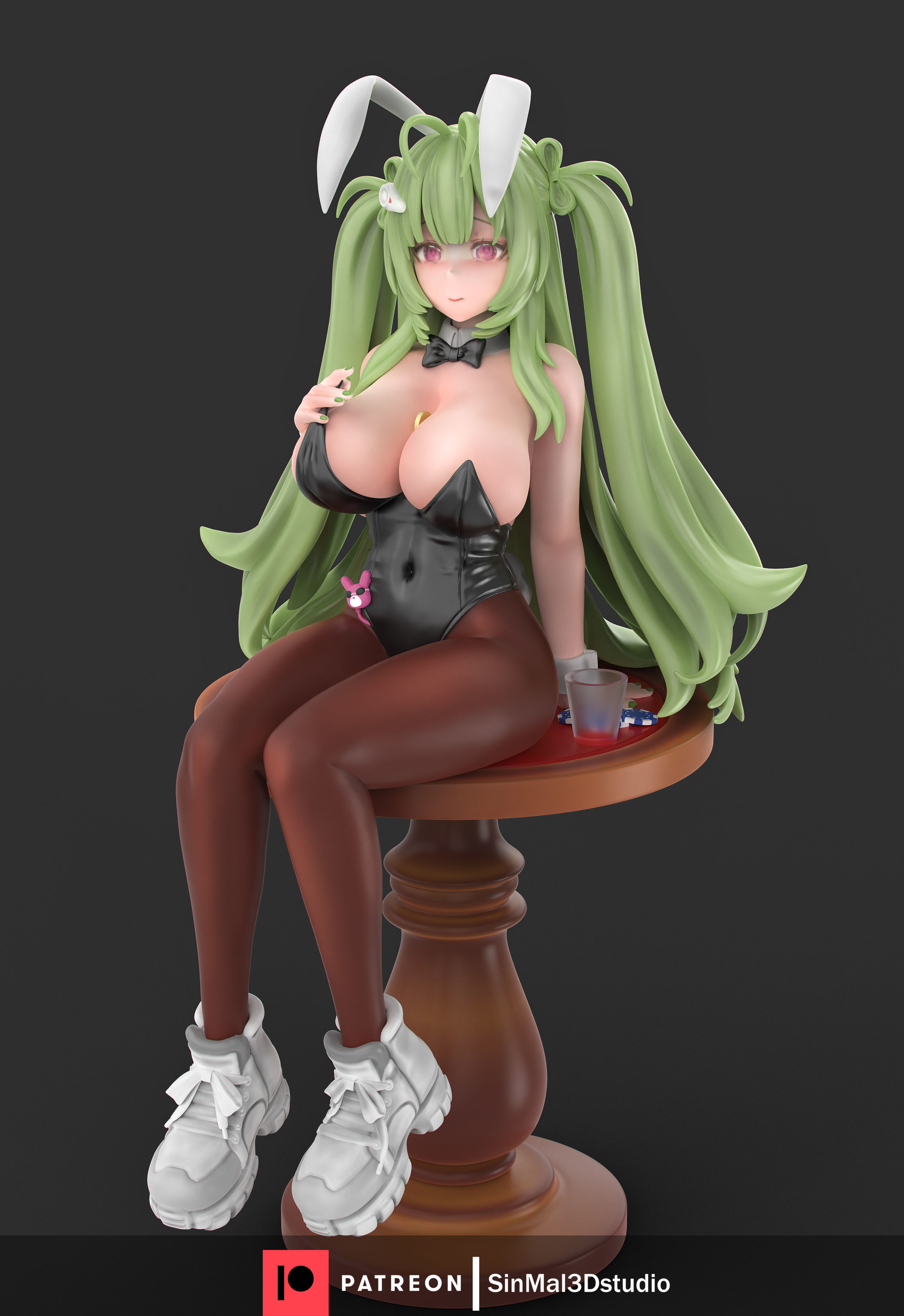 NIKKE soda bunny girl ver 3D print model_1