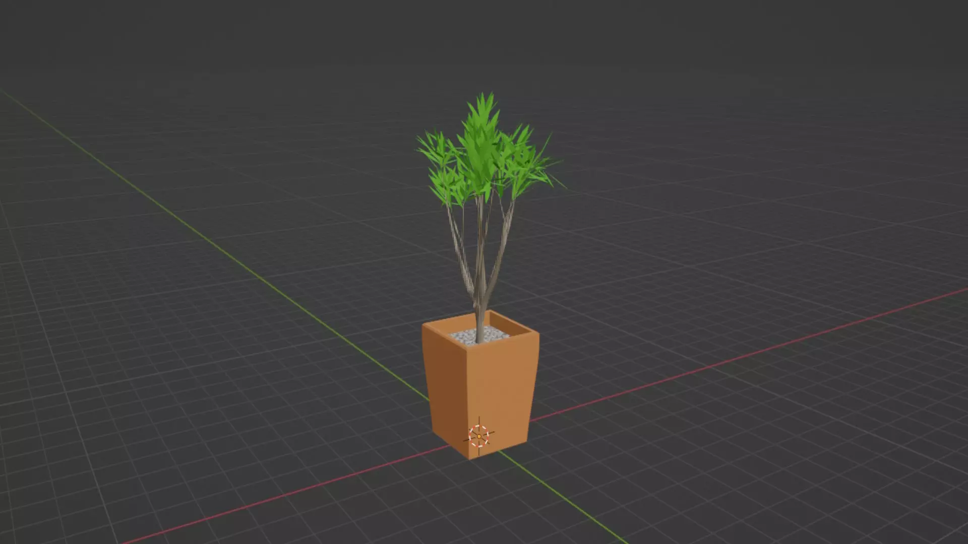 Potted Plant 1 Free 3D model