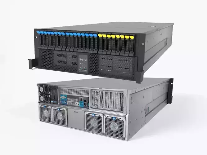 Server 3D model