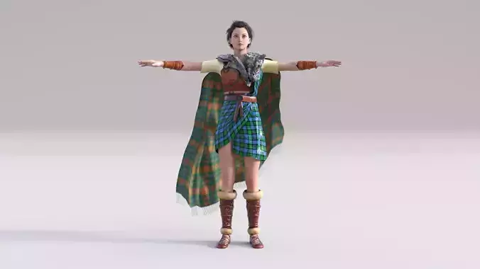 Celtic Maeve Medb Outfit Dress Clothing