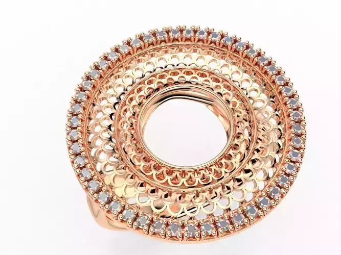 Micro Prong Dimaond pendant