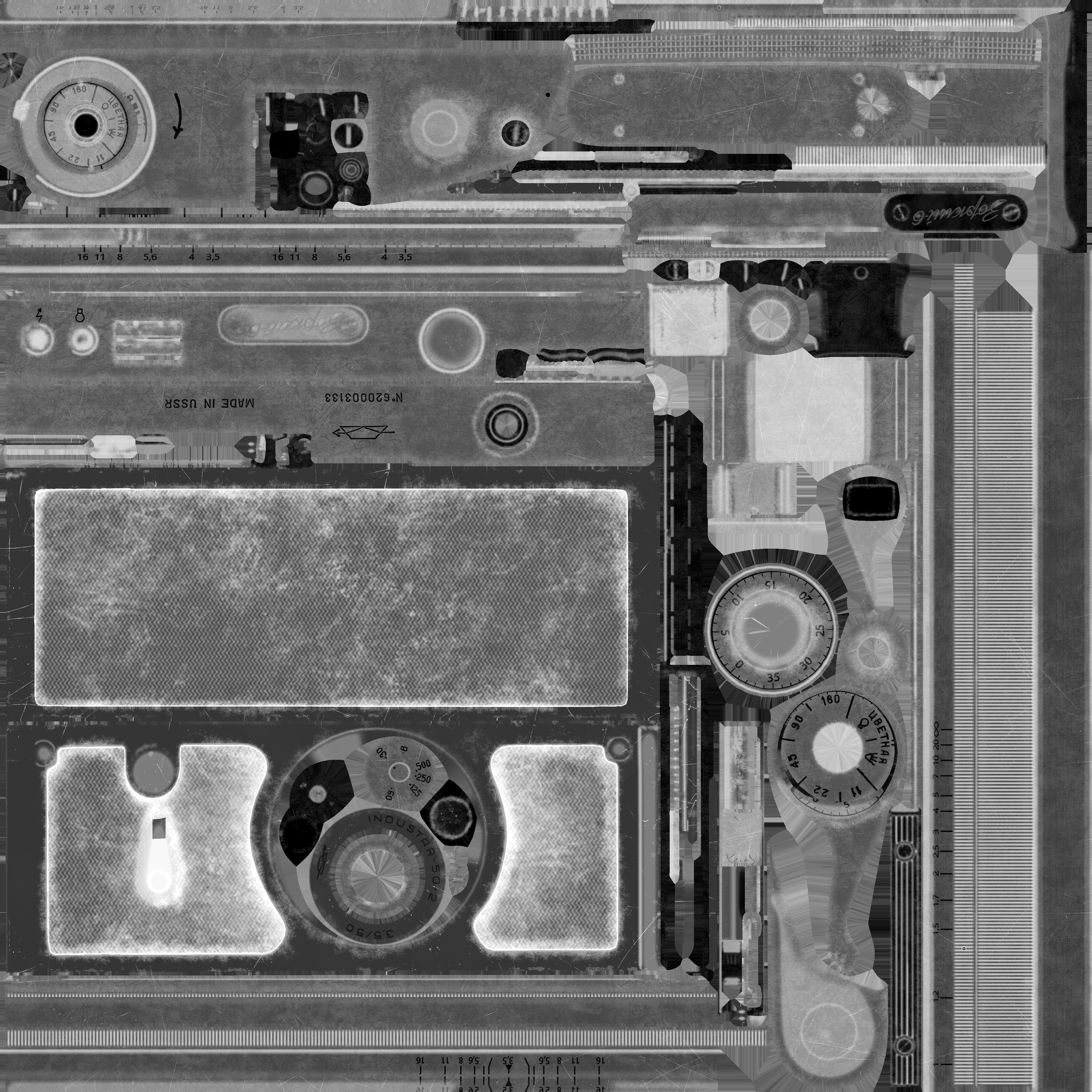 Film camera Zorki-6 3D model_20