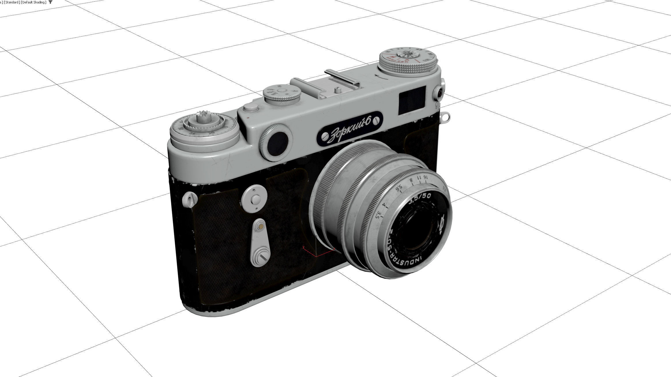 Film camera Zorki-6 3D model_23