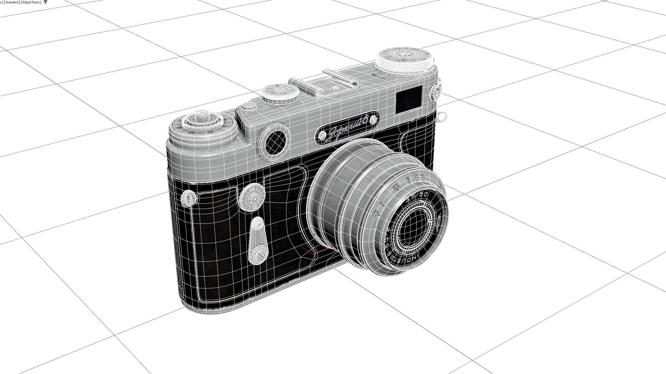 Film camera Zorki-6 3D model_22