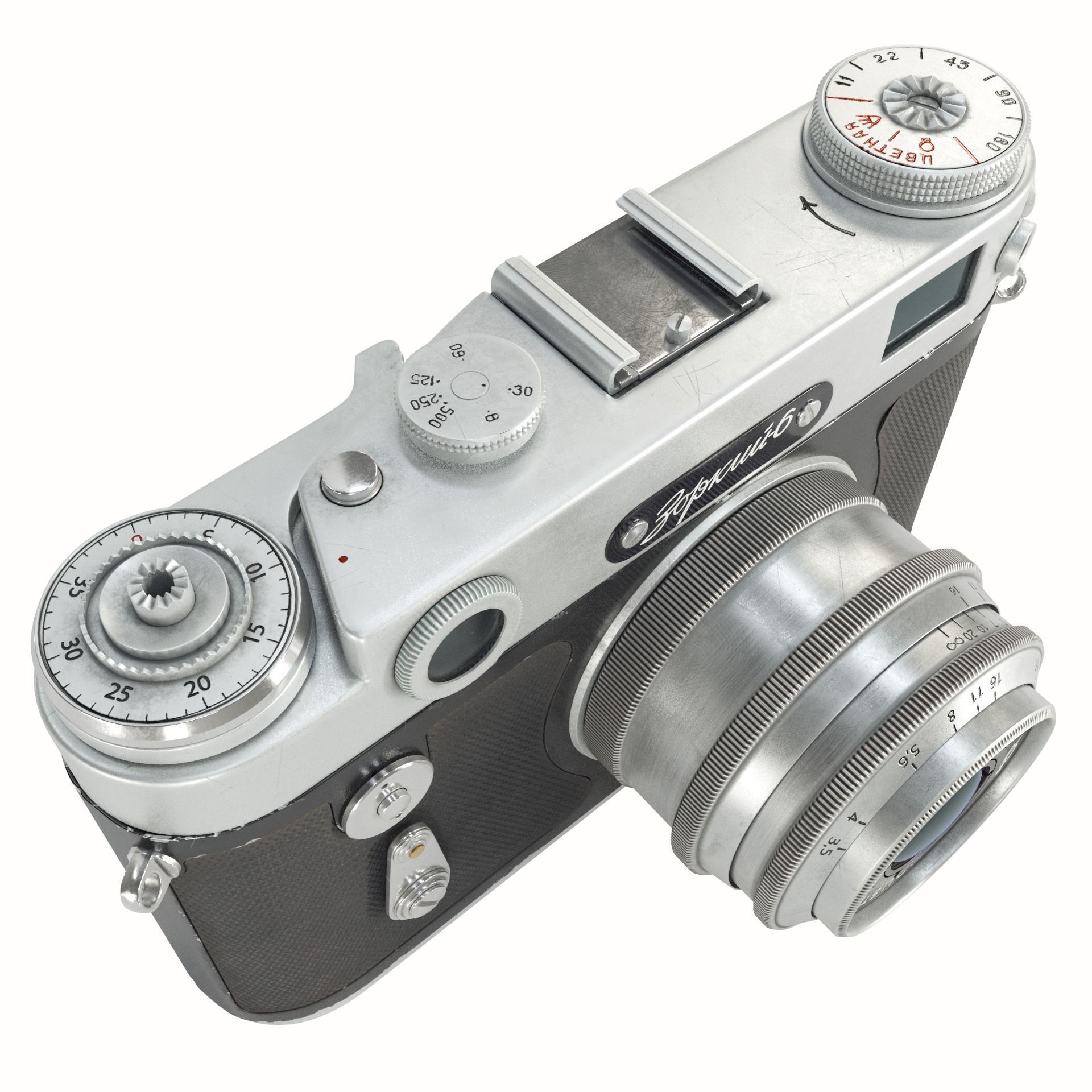 Film camera Zorki-6 3D model_3