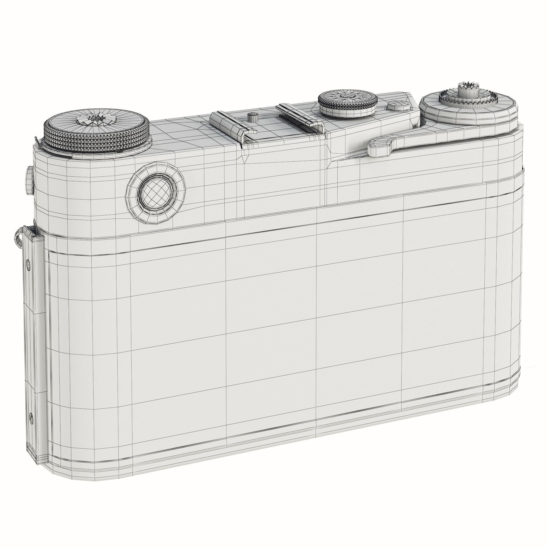 Film camera Zorki-6 3D model_7