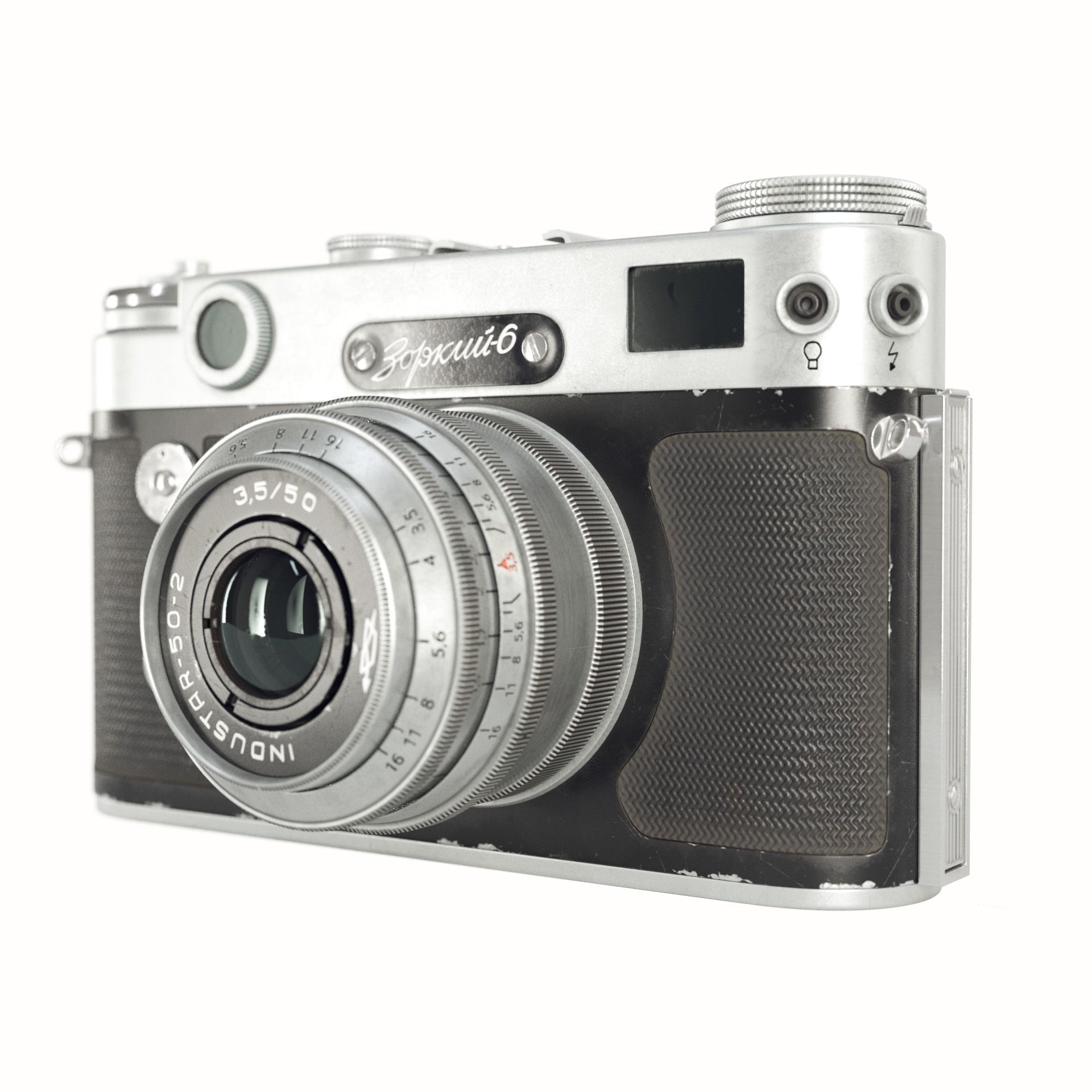 Film camera Zorki-6 3D model_4