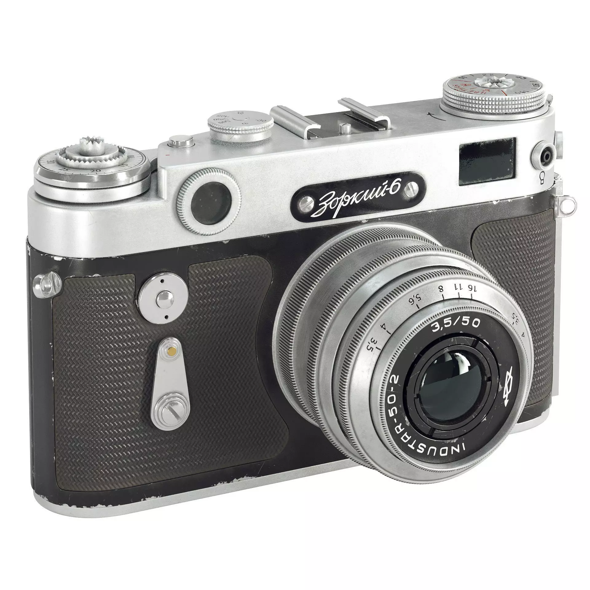 Film camera Zorki-6 3D model_0