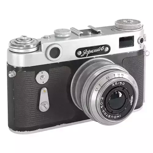 Film camera Zorki-6 3D model