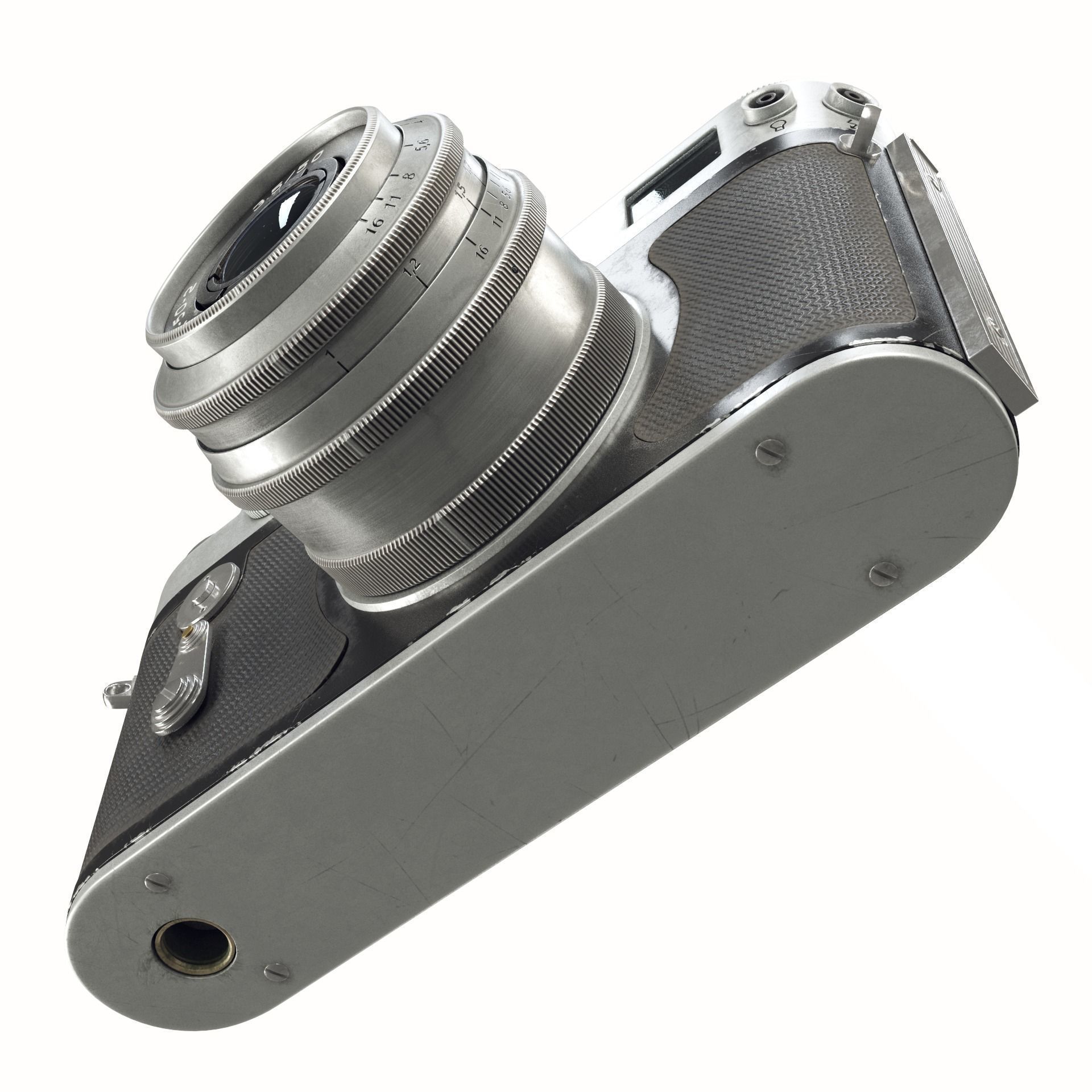 Film camera Zorki-6 3D model_5