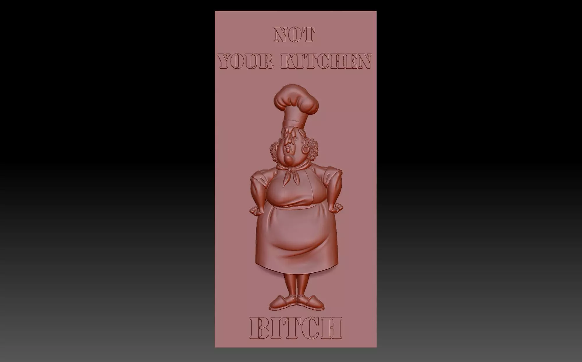 Not Your Kitchen 3D print model