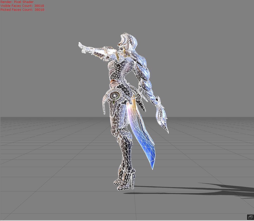Lesley Stellaris Ghost MODEL ONLY Low-poly 3D model_6