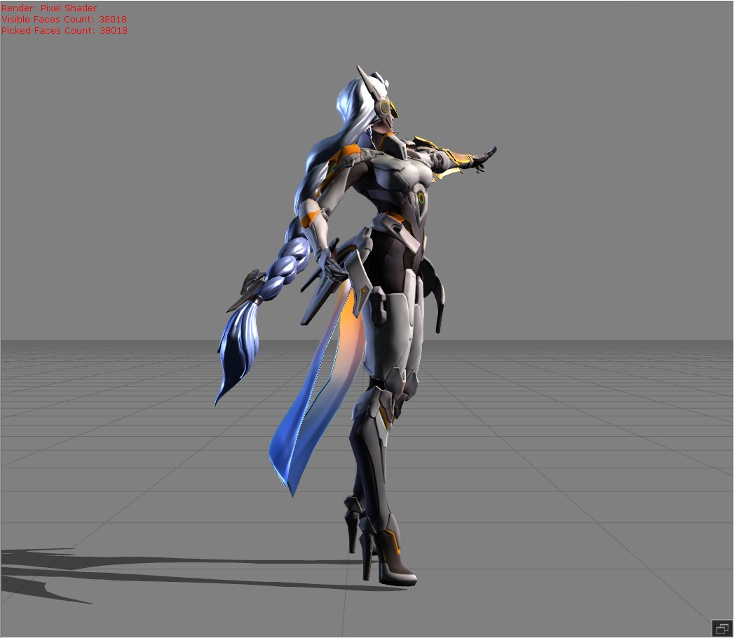 Lesley Stellaris Ghost MODEL ONLY Low-poly 3D model_1