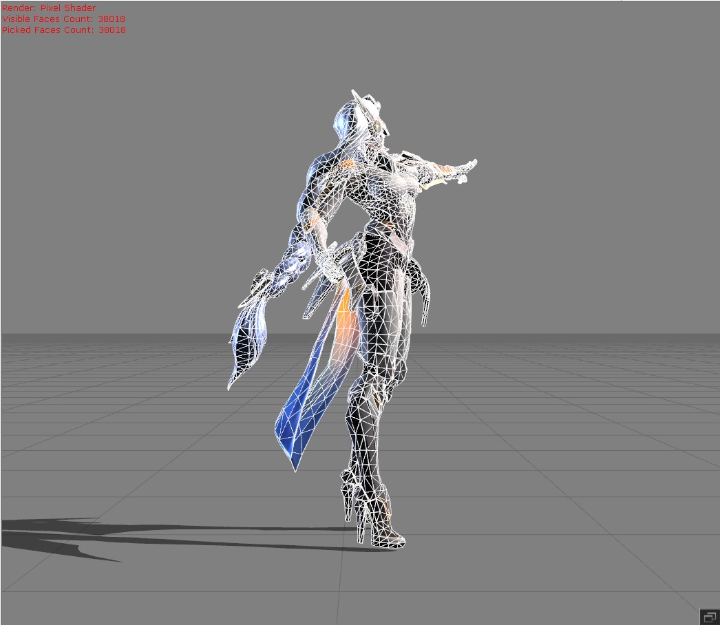 Lesley Stellaris Ghost MODEL ONLY Low-poly 3D model_5