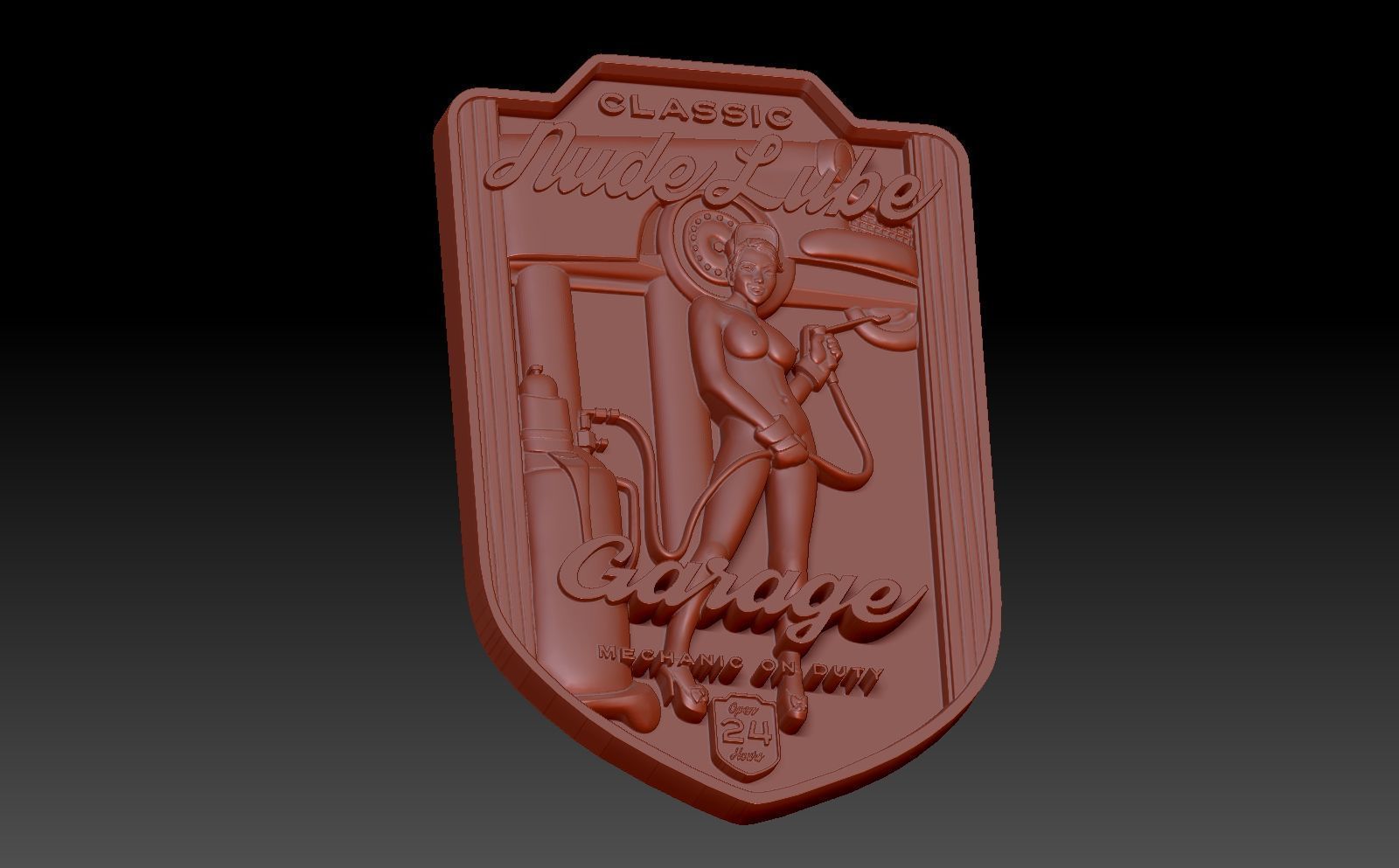 Nube lude garage  3D print model_4