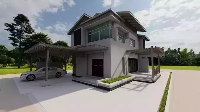 Casa Scene-villa-modern house