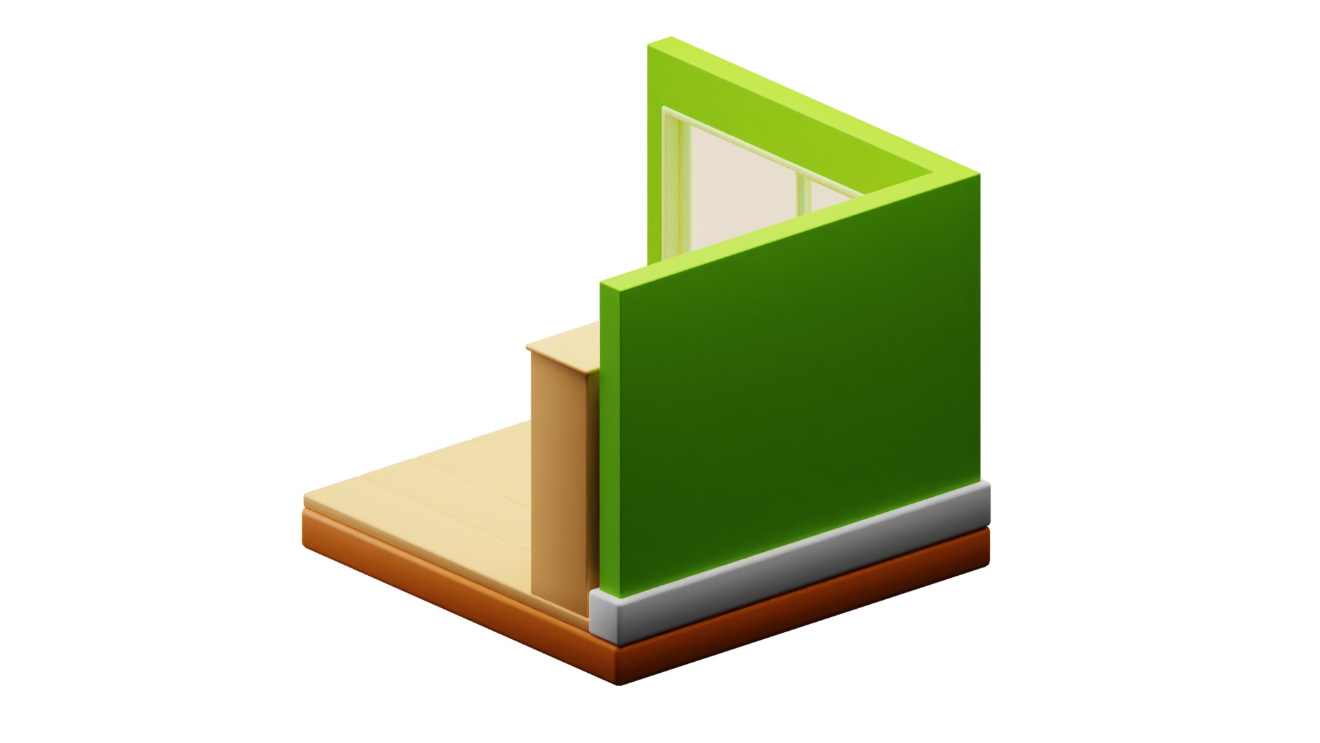 Workspace Room 3D model_5