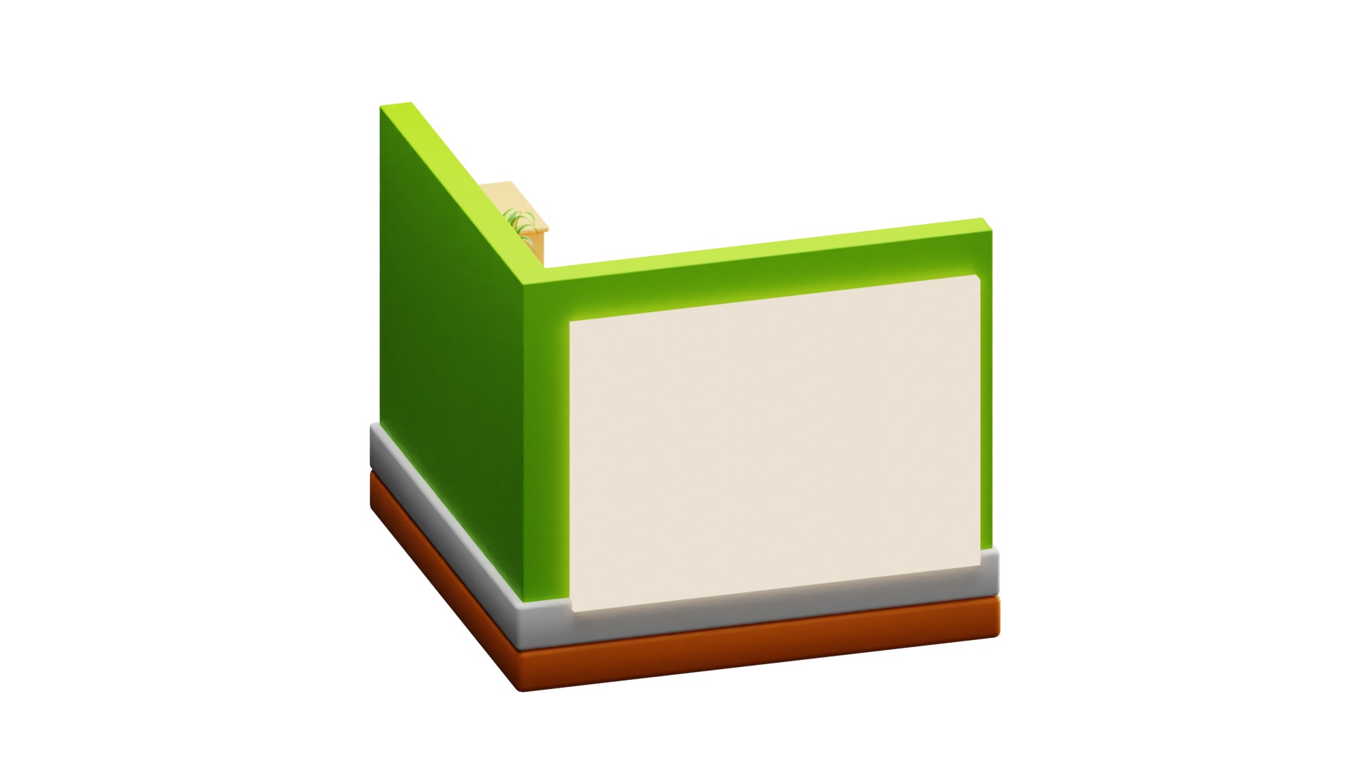 Workspace Room 3D model_11