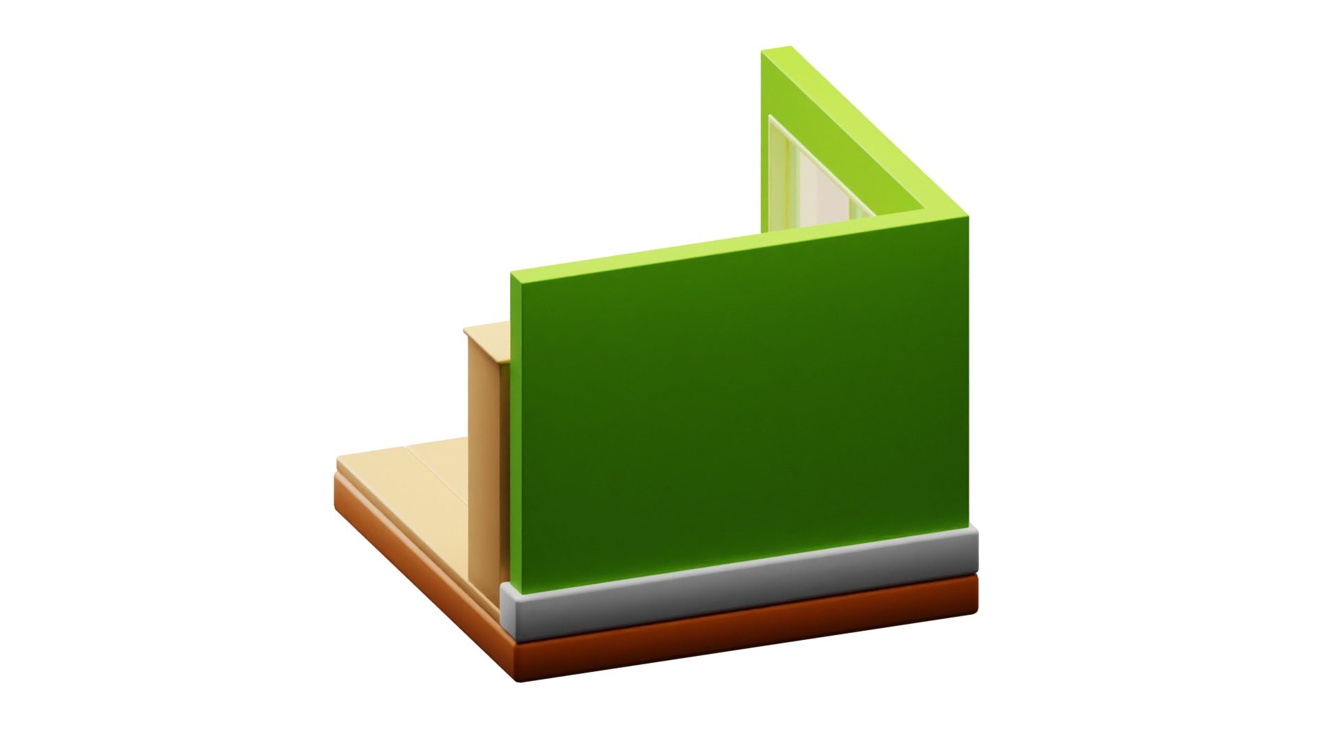 Workspace Room 3D model_6