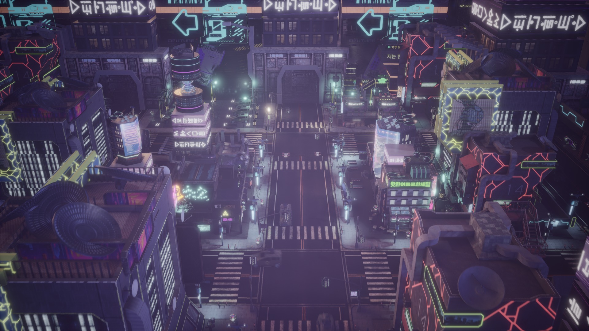 Cyber City Asset Pack 3D model_10