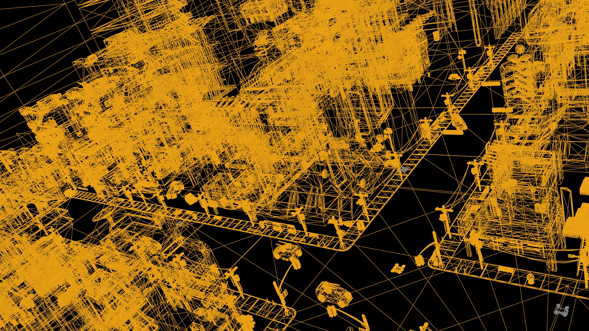 Cyber City Asset Pack 3D model_20