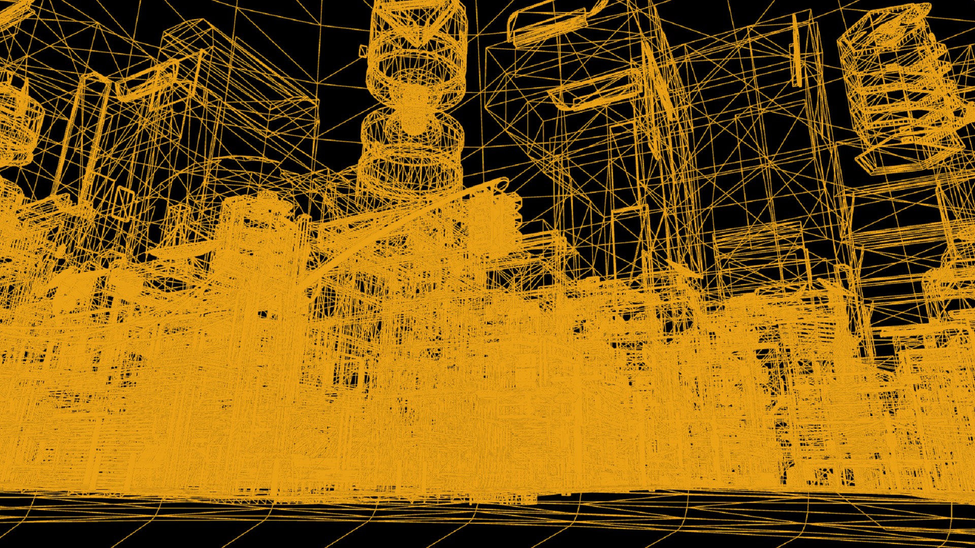 Cyber City Asset Pack 3D model_16