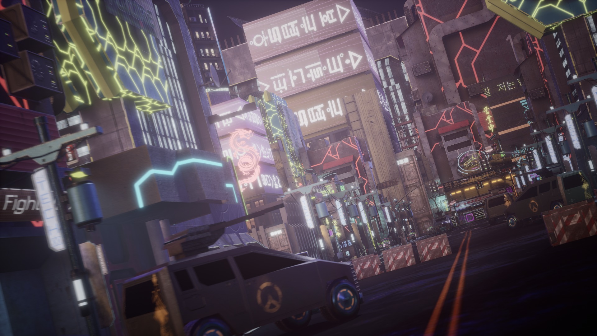 Cyber City Asset Pack 3D model_4