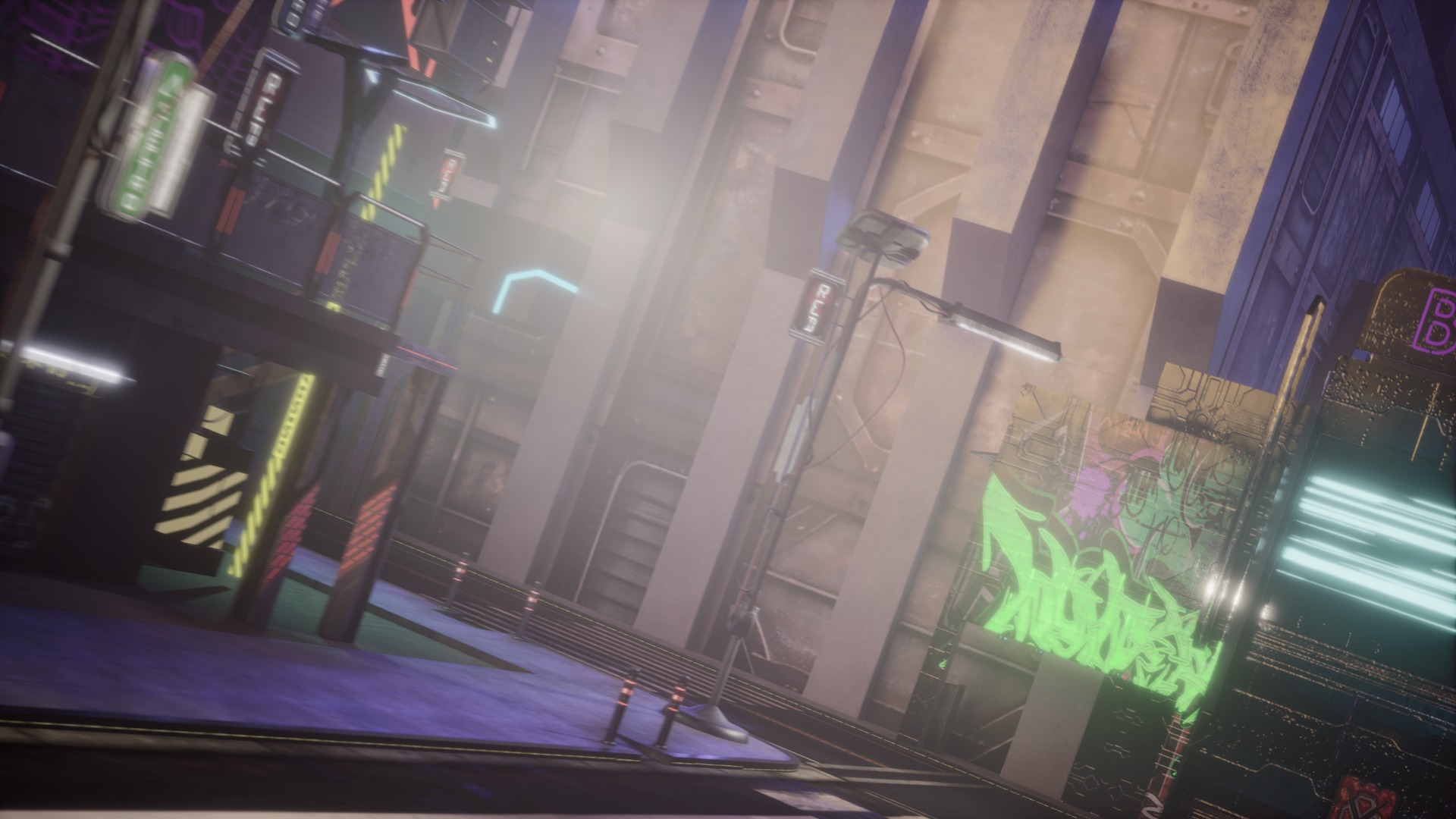 Cyber City Asset Pack 3D model_12