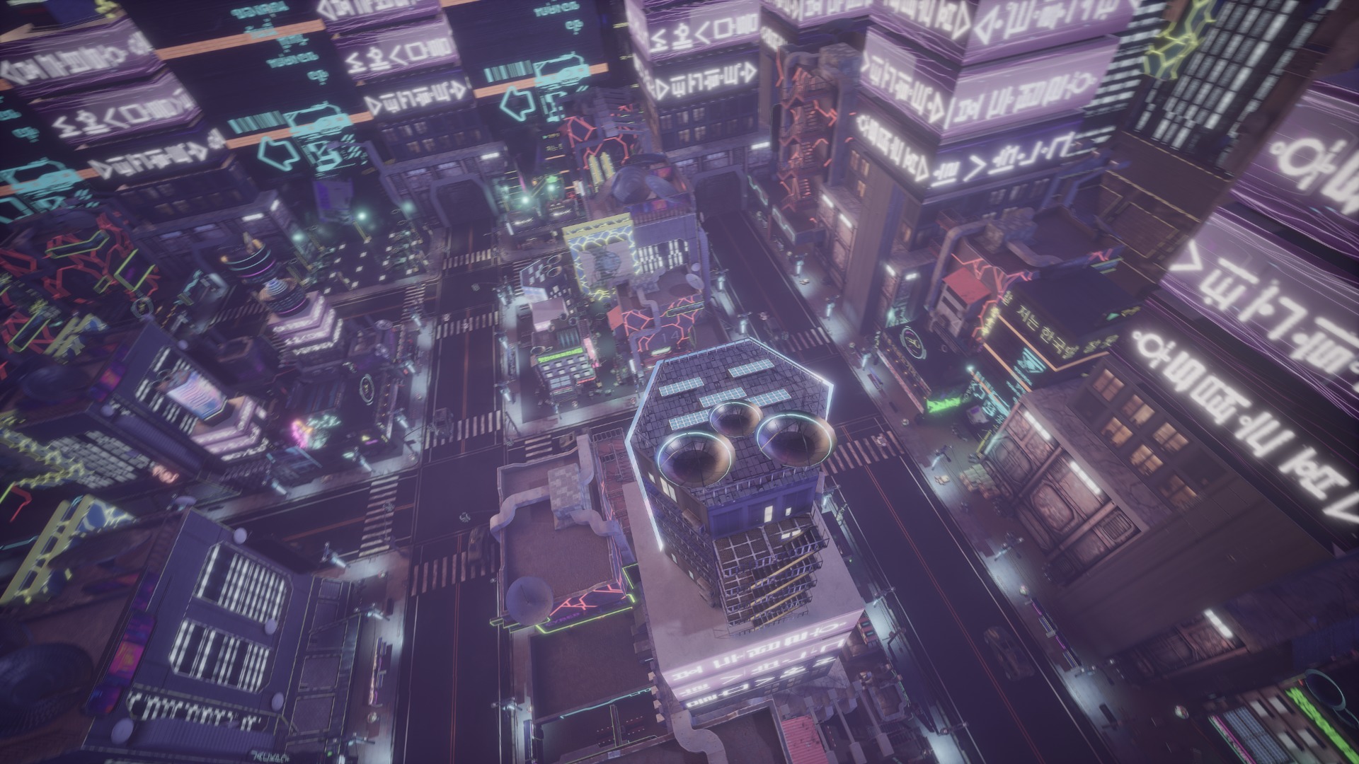 Cyber City Asset Pack 3D model_2