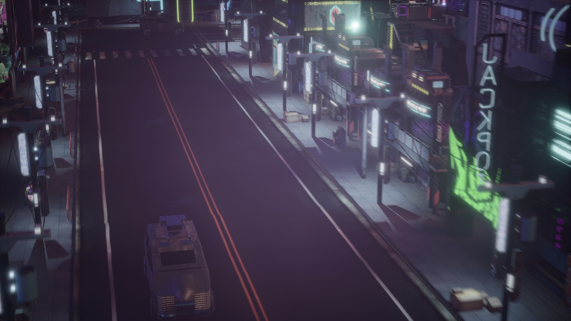 Cyber City Asset Pack 3D model_6