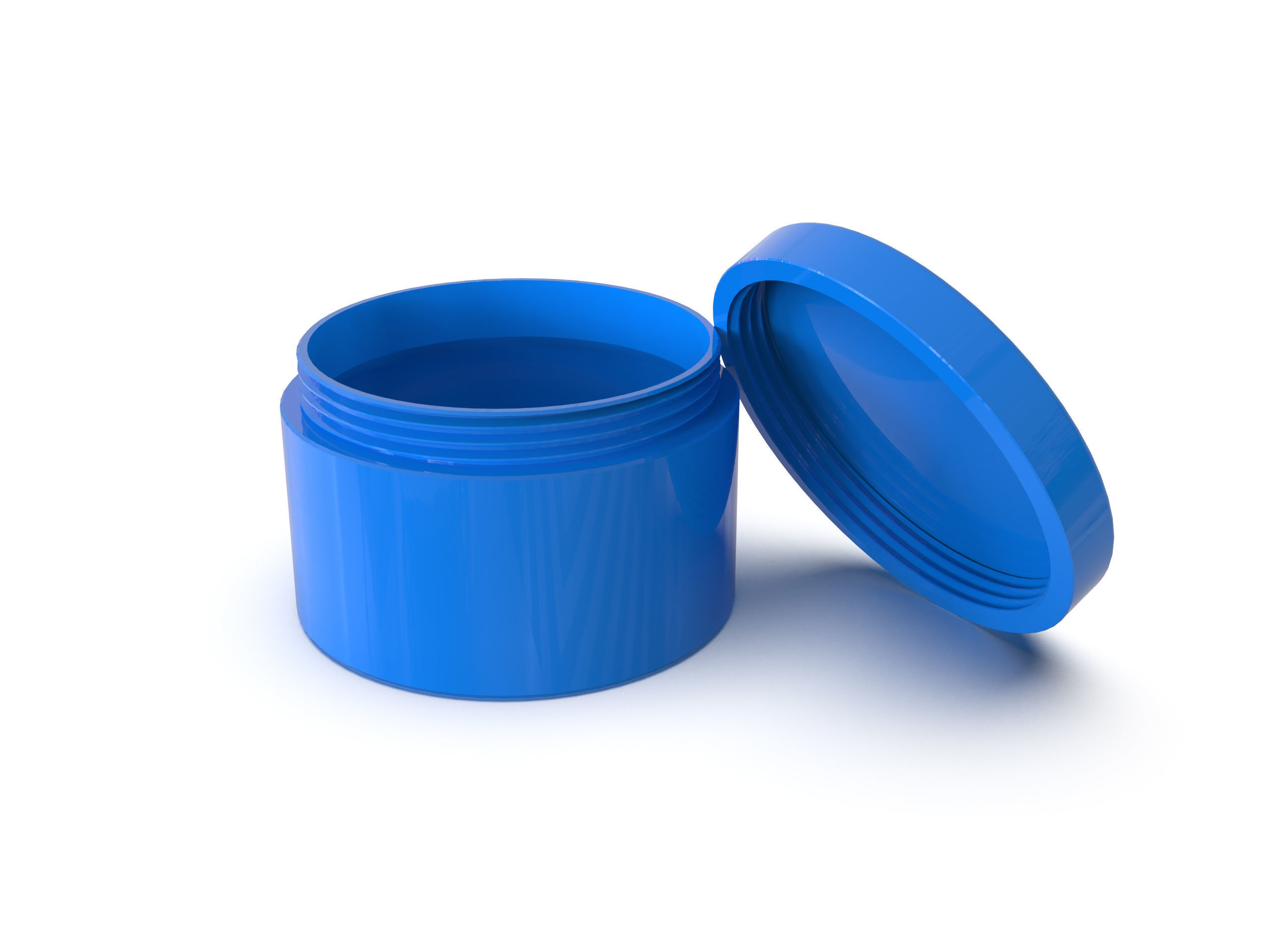 Empty jar container 3D print model_5