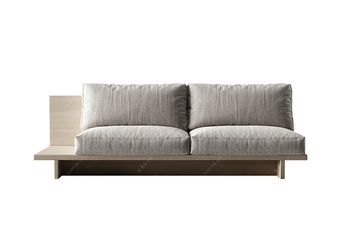 sofa chair armchair furniture houseware cushion 3D model