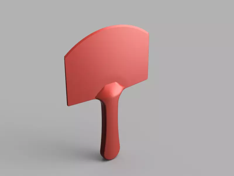 Ergonomic Paddle Spatula Free 3D print model