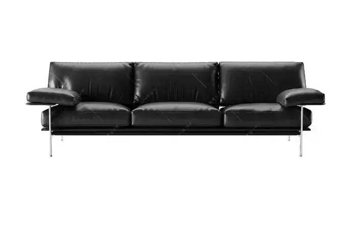 sofa chair armchair furniture houseware cushion 3D model