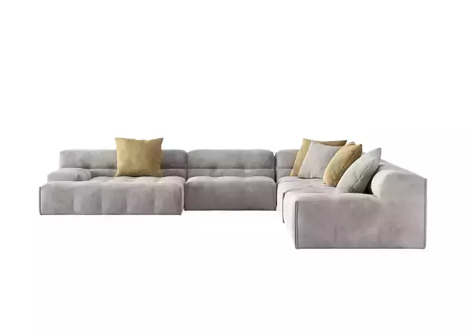 sofa chair armchair furniture houseware cushion 3D model